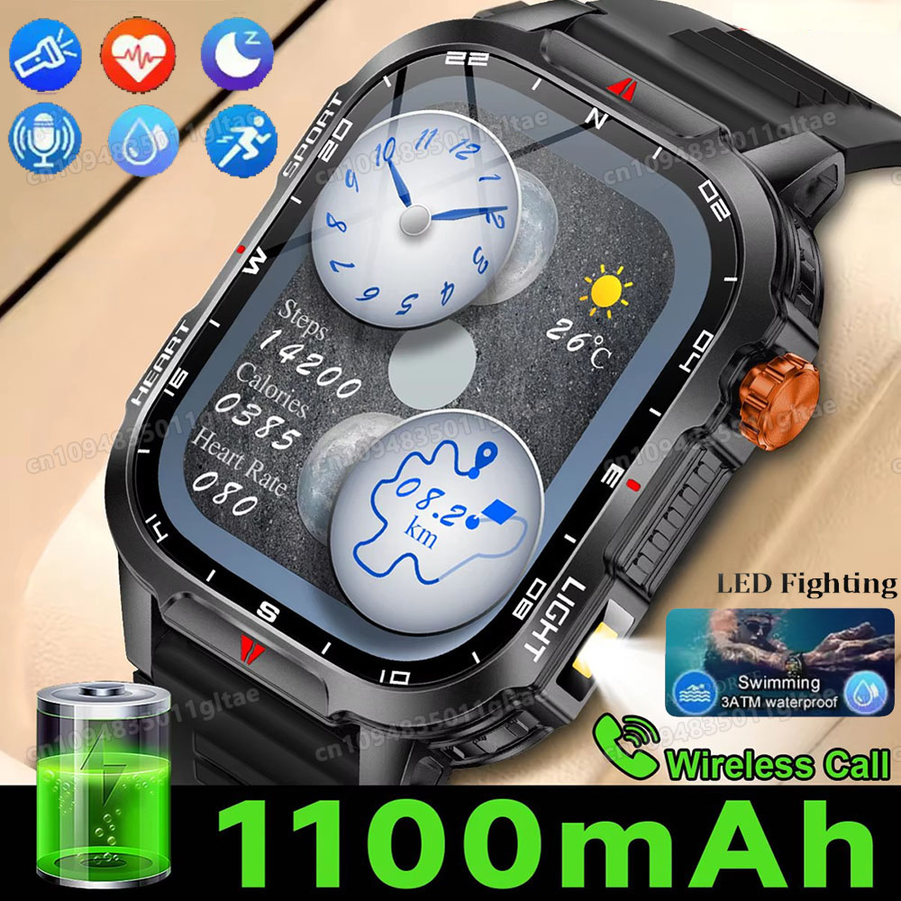 Phase Esports & Gaming Festival - Military Outdoor Smart Watch Men’s GPS