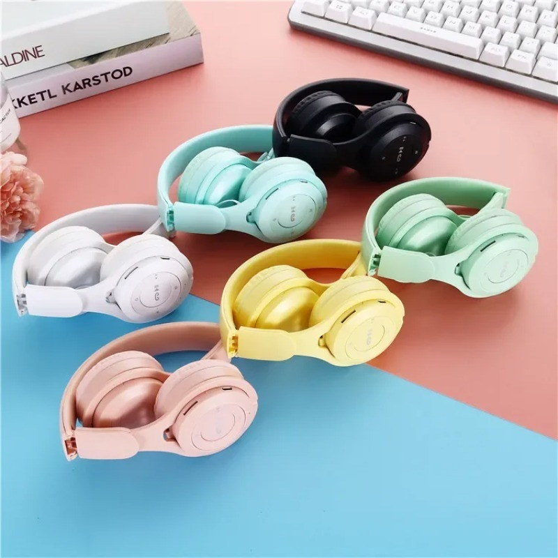 Esports Gaming Monitor - Y08 Macaron Bluetooth Wireless Headband Headphones