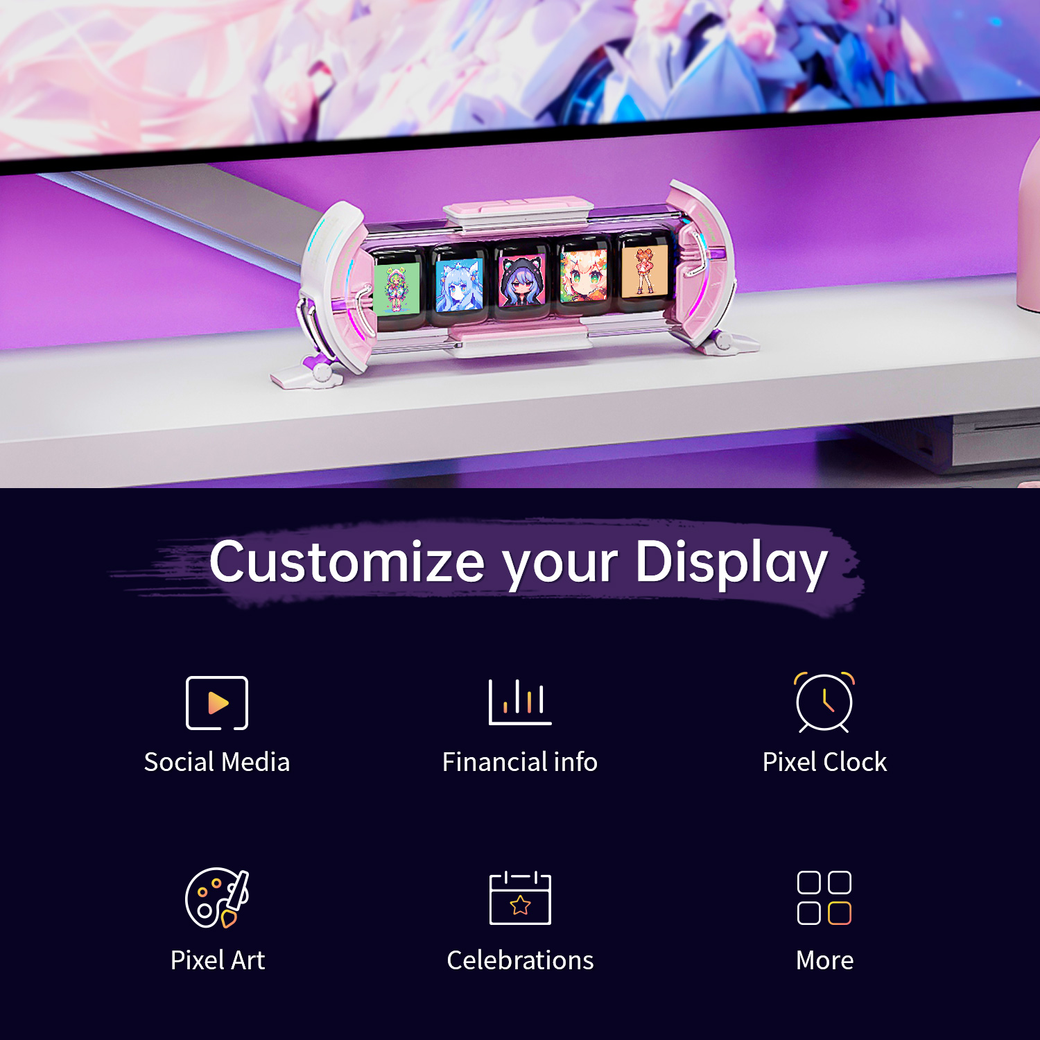 Divoom Times Gate Cute Gaming  - Esports Gaming Monitor review and price
