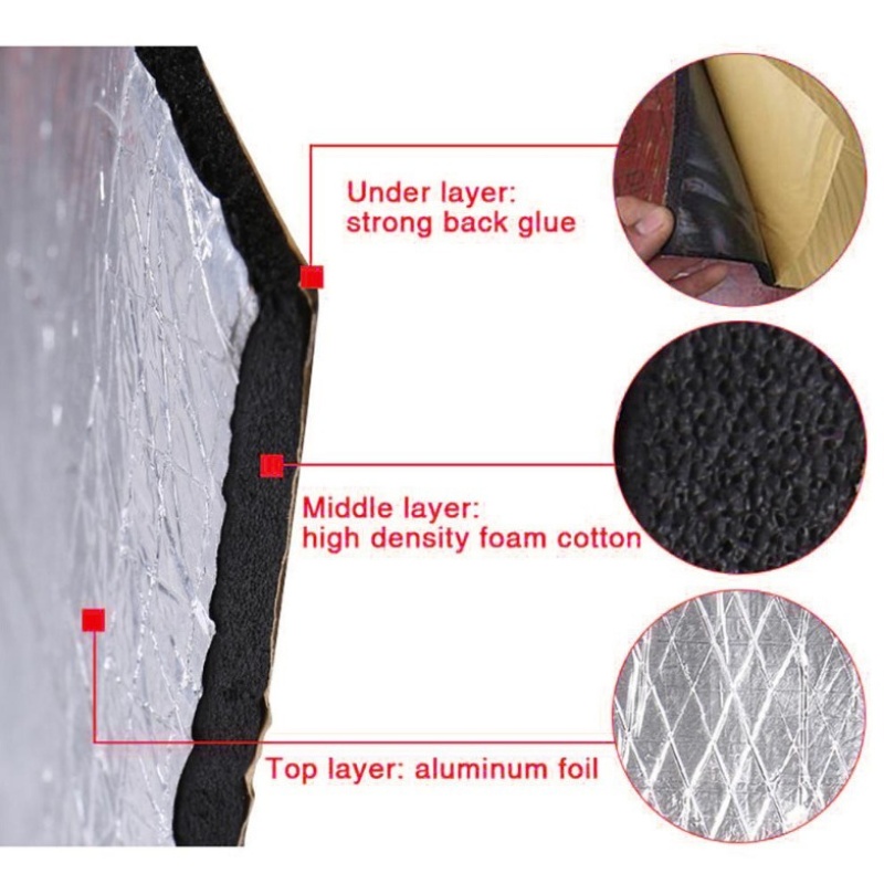 5/10mm Car Sound Mat Proofing  - Sound Dampening Foam review and price