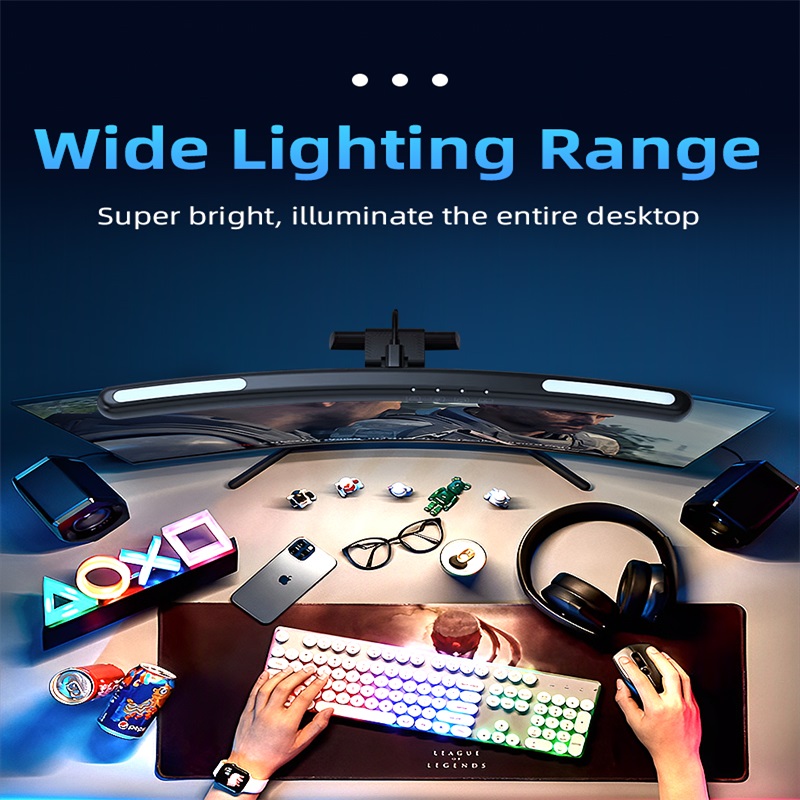 Curved LED Monitor Light Bar R - Esports Gaming Monitor review and price