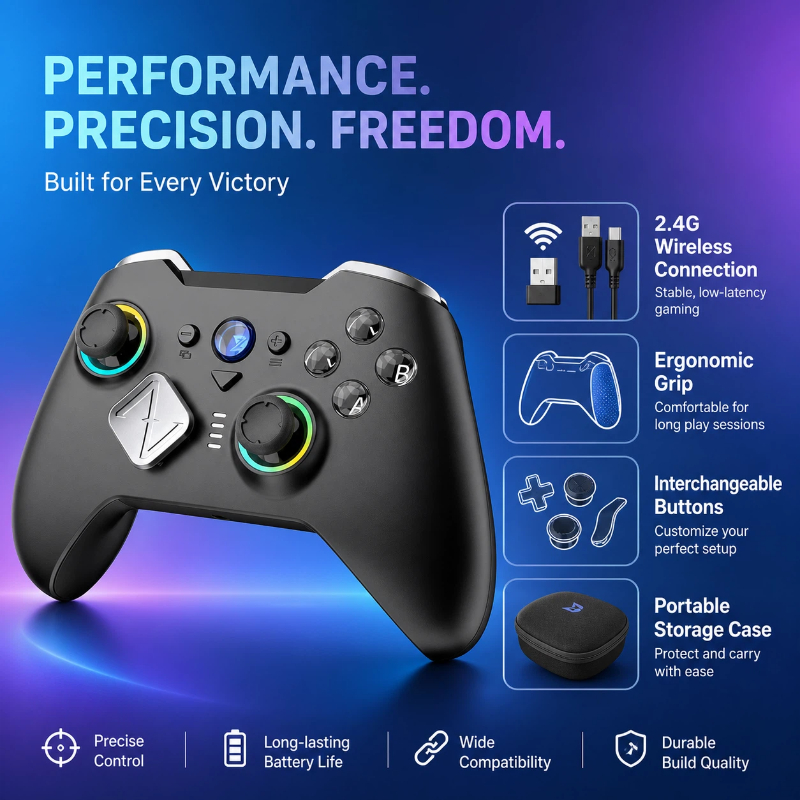 Controller Modular Wireless Bl - Esports Gaming Platform review and price