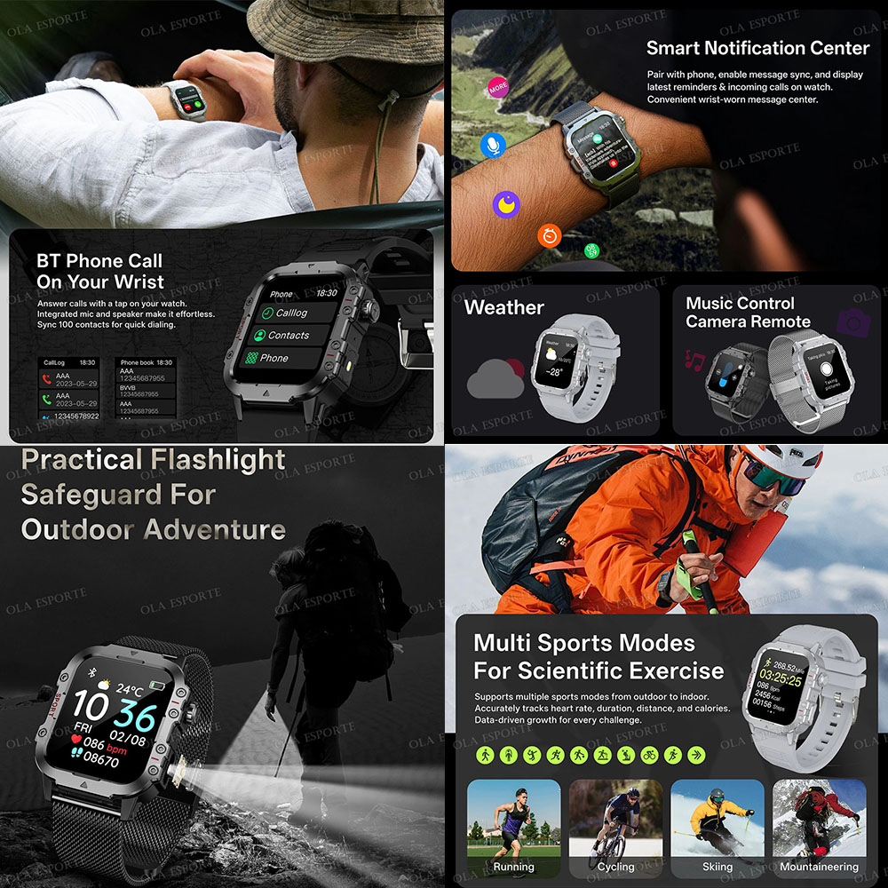 Military Outdoor Smart Watch M - Phase Esports & Gaming Festival review and price