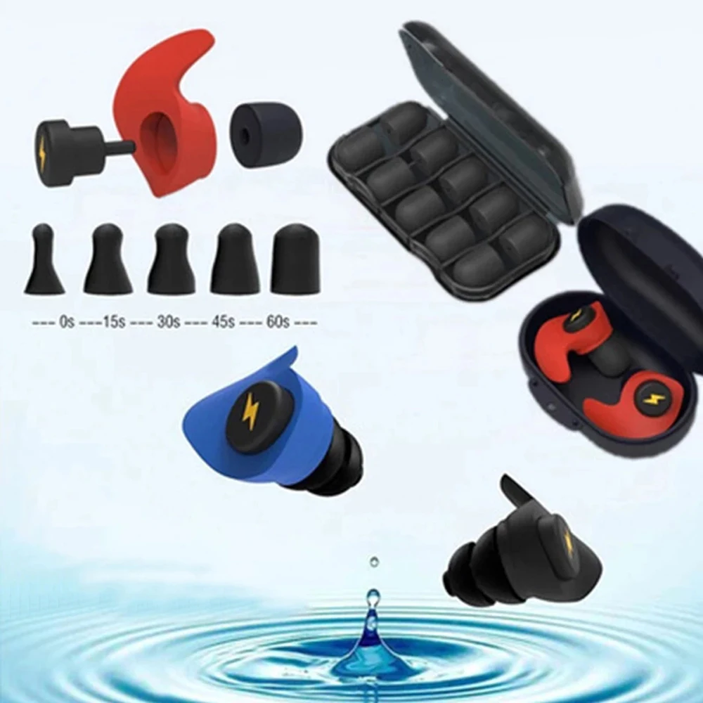 Sleep Silicone Ear Plugs Black - Sound Dampening Foam review and price