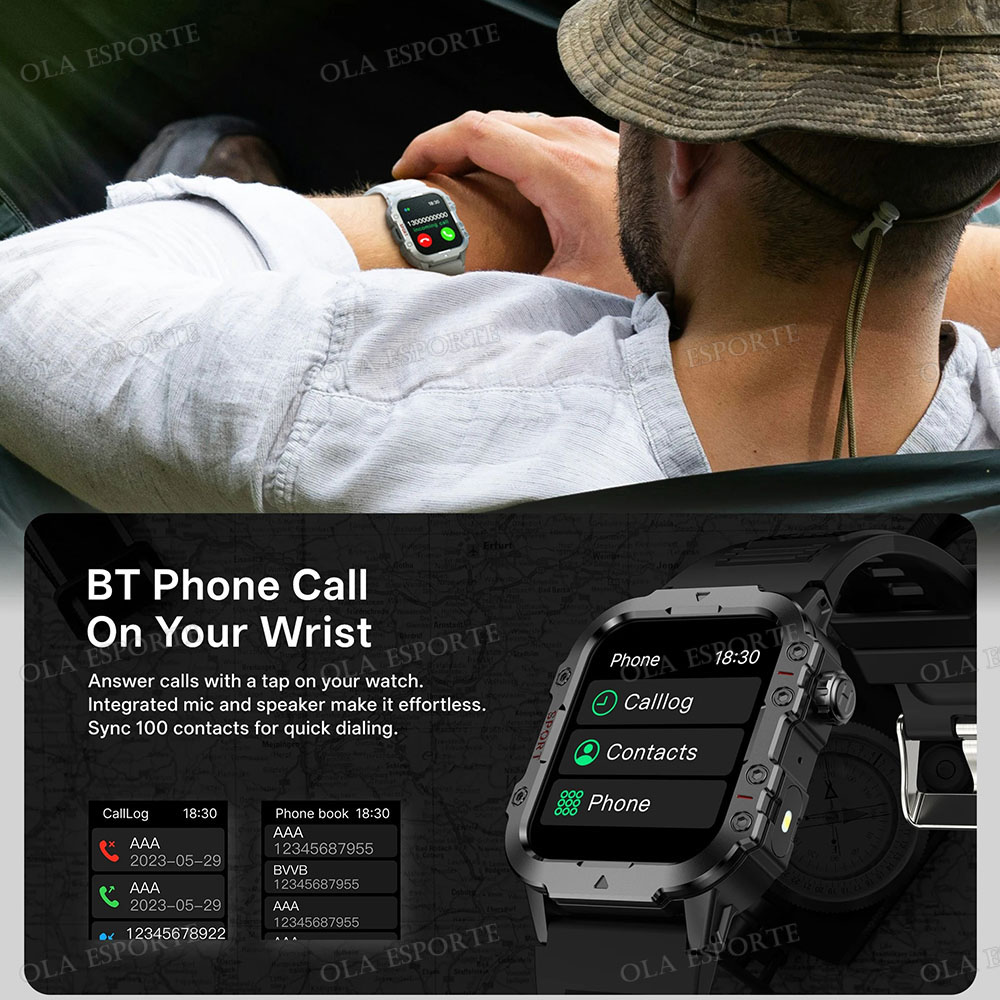 New Military Smart Watch Men I - Phase Esports & Gaming Festival review and price