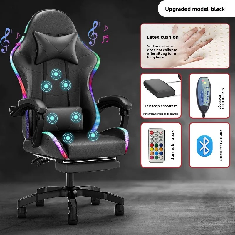 Lights Bluetooth Speaker LED D - Esports Gaming Chair review and price