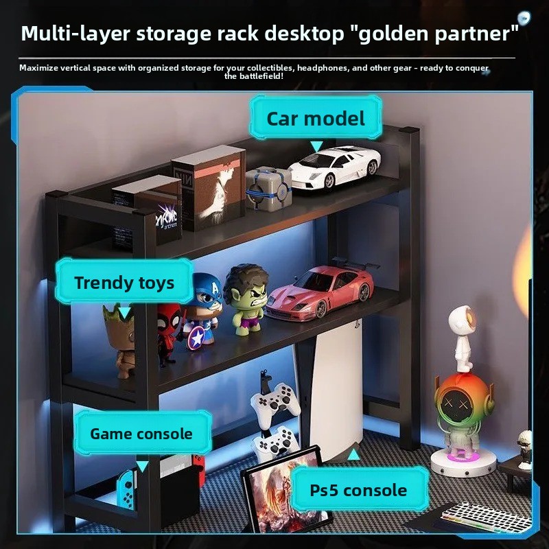 Adjustable Height L Shaped Cor - Esports Gaming Table review and price