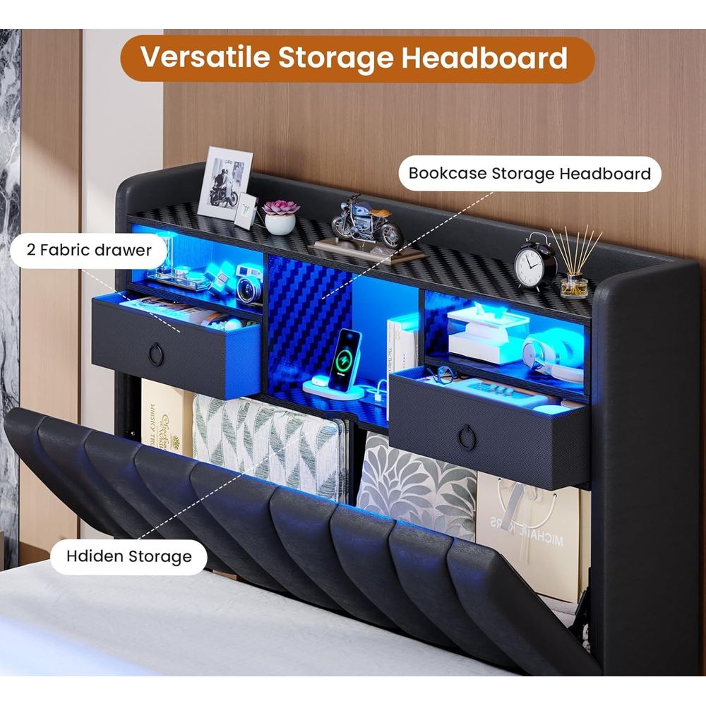 Twin Bed with Storage Board, 2 - Esports Gaming Platform review and price